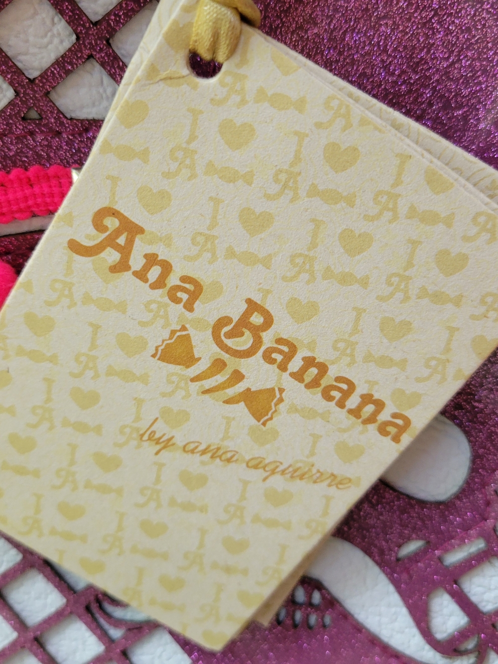 Ana Banana Butterfly And Abstract Print Bucket Hobo Bag - Picture 6 of 12